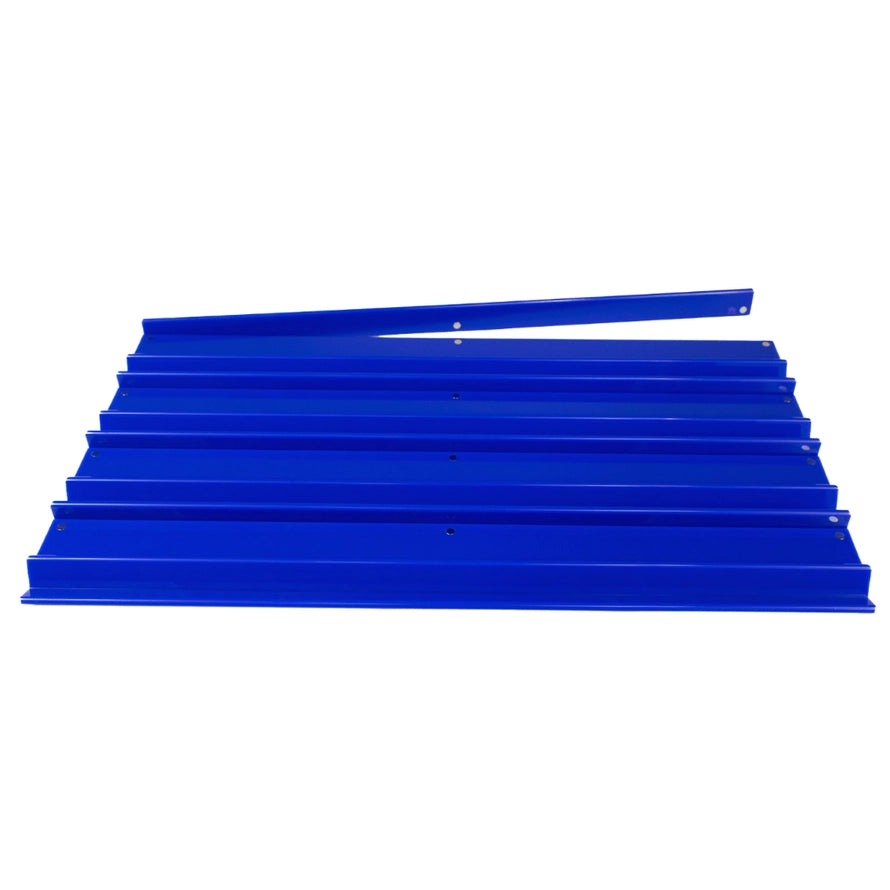 My Fair Mahjong - Premium Acrylic | 4 Racks + 4 Pushers - Solid Indigo Blue