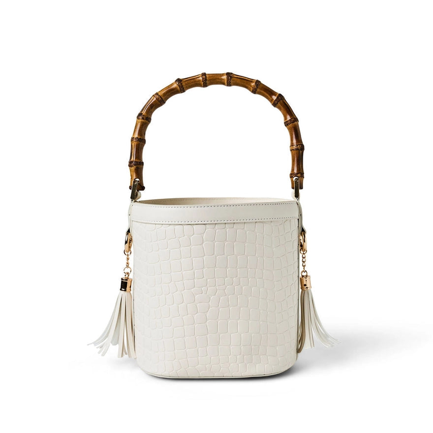Tala - Moonlight Tile Bag - Silver Grasscloth Grain SHIPS 11/15/2025