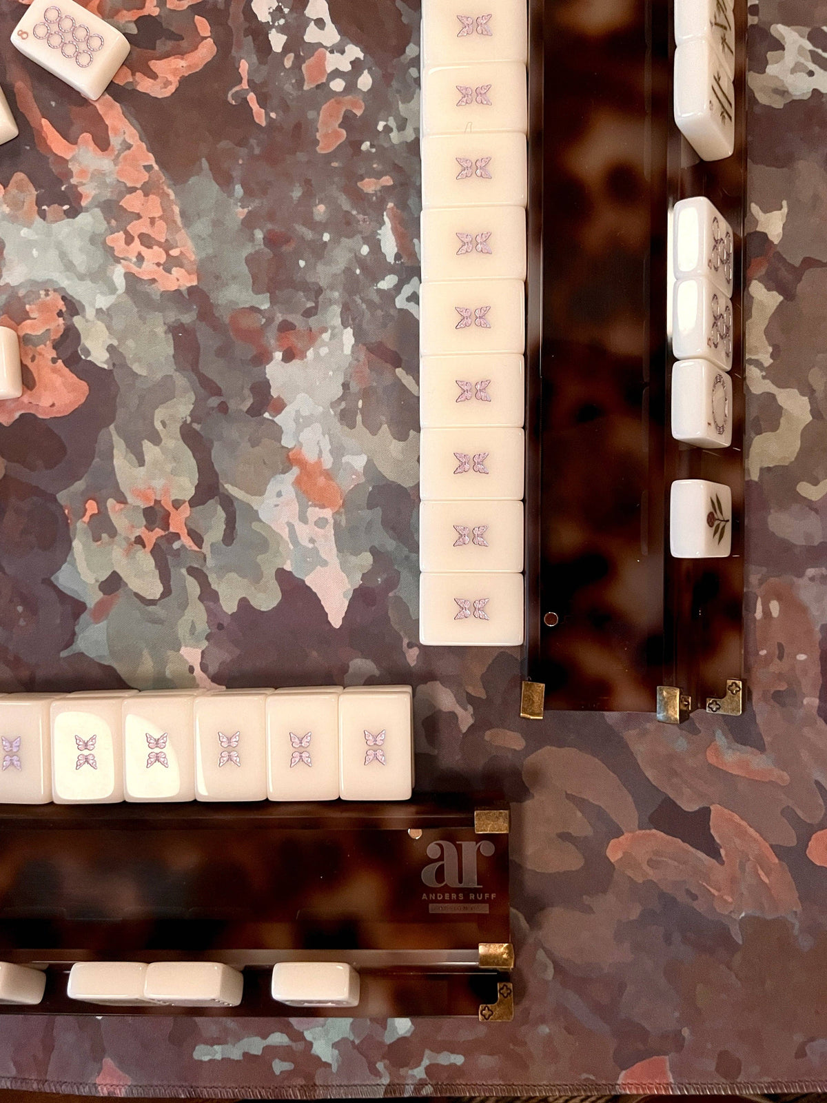 Tortoise Acrylic Mahjong Rack Set — Straight Pushers Preorder show Oct 29-Nov1