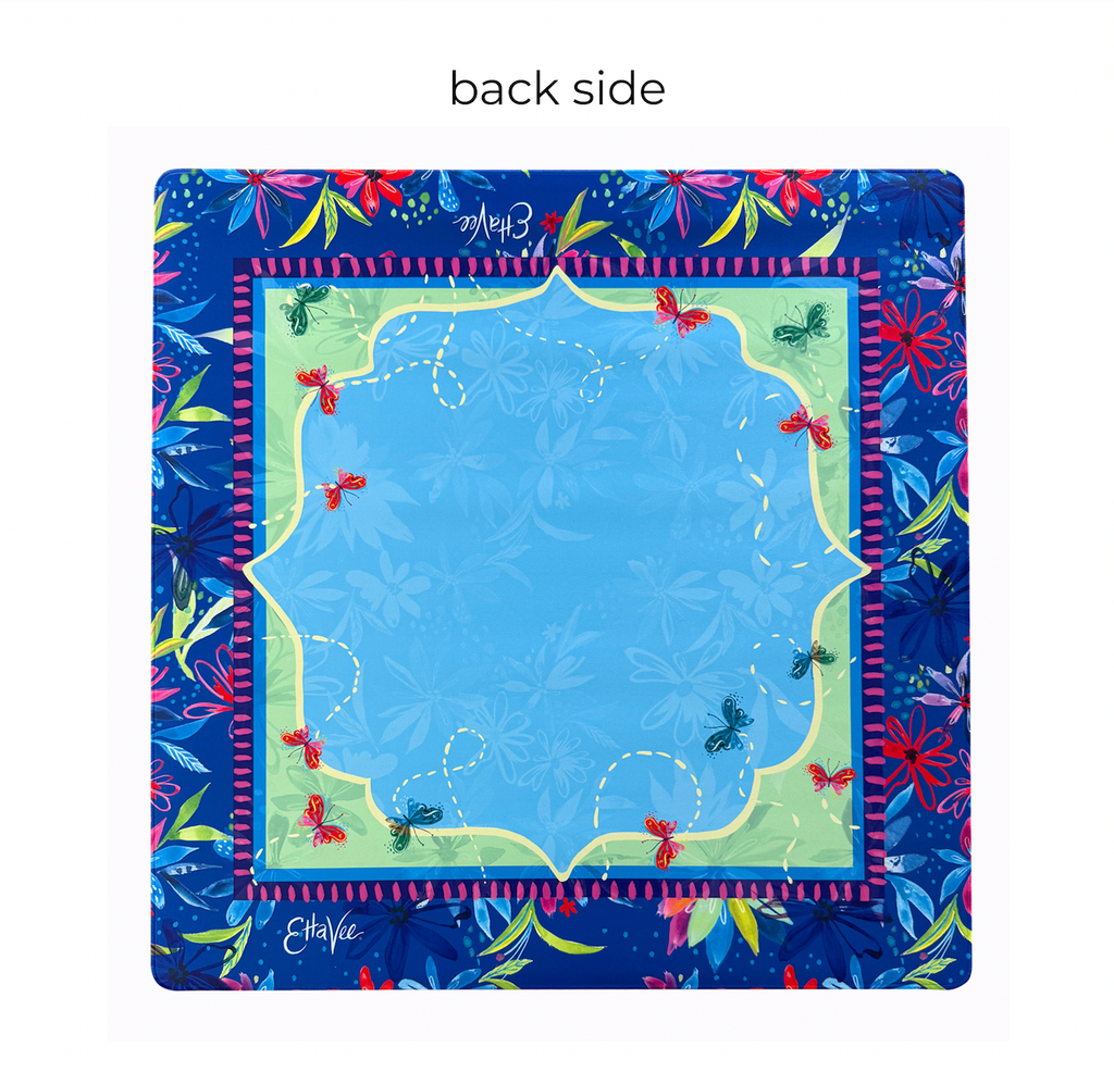 LIMITED EDITION EttaVee "Butterfly" Double-Sided Butterfly Mahjong Mat PREORDER
