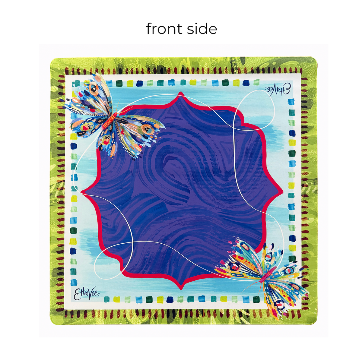LIMITED EDITION EttaVee "Butterfly" Double-Sided Butterfly Mahjong Mat PREORDER