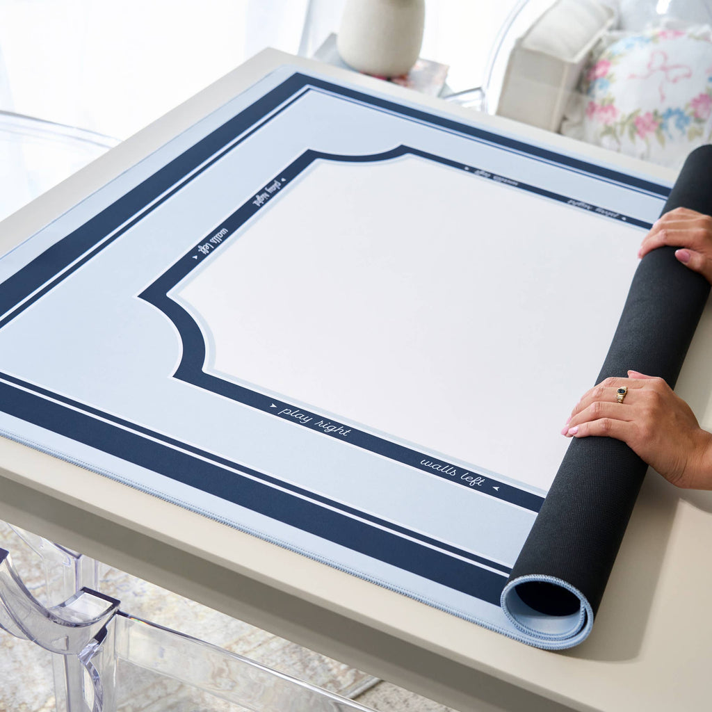 Case-Mate Carolina Blue
 Mahjong Mat with Storage Tube - (Ships 11/16-11/20)