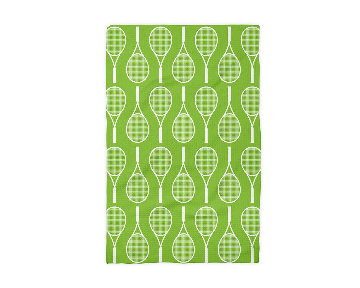 Tennis Racket Fitness Preppy Kitchen Towel Waffle Gift Team