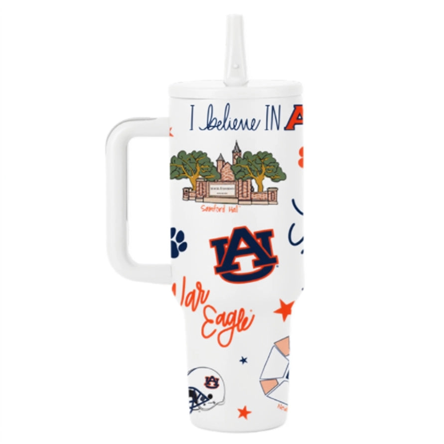 Mary Square - 30oz Auburn Tumbler