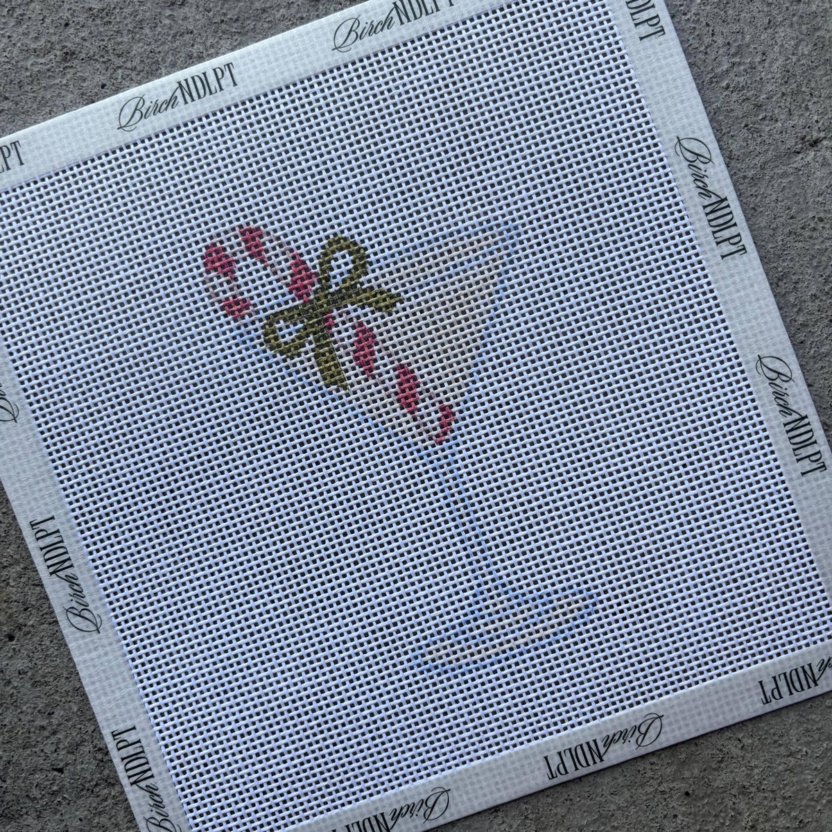 Christmas Martini 13 Mesh Needlepoint Canvas