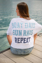Shiraleah - "Boat Days, Sunrays, Repeat" Relaxed Sweatshirt