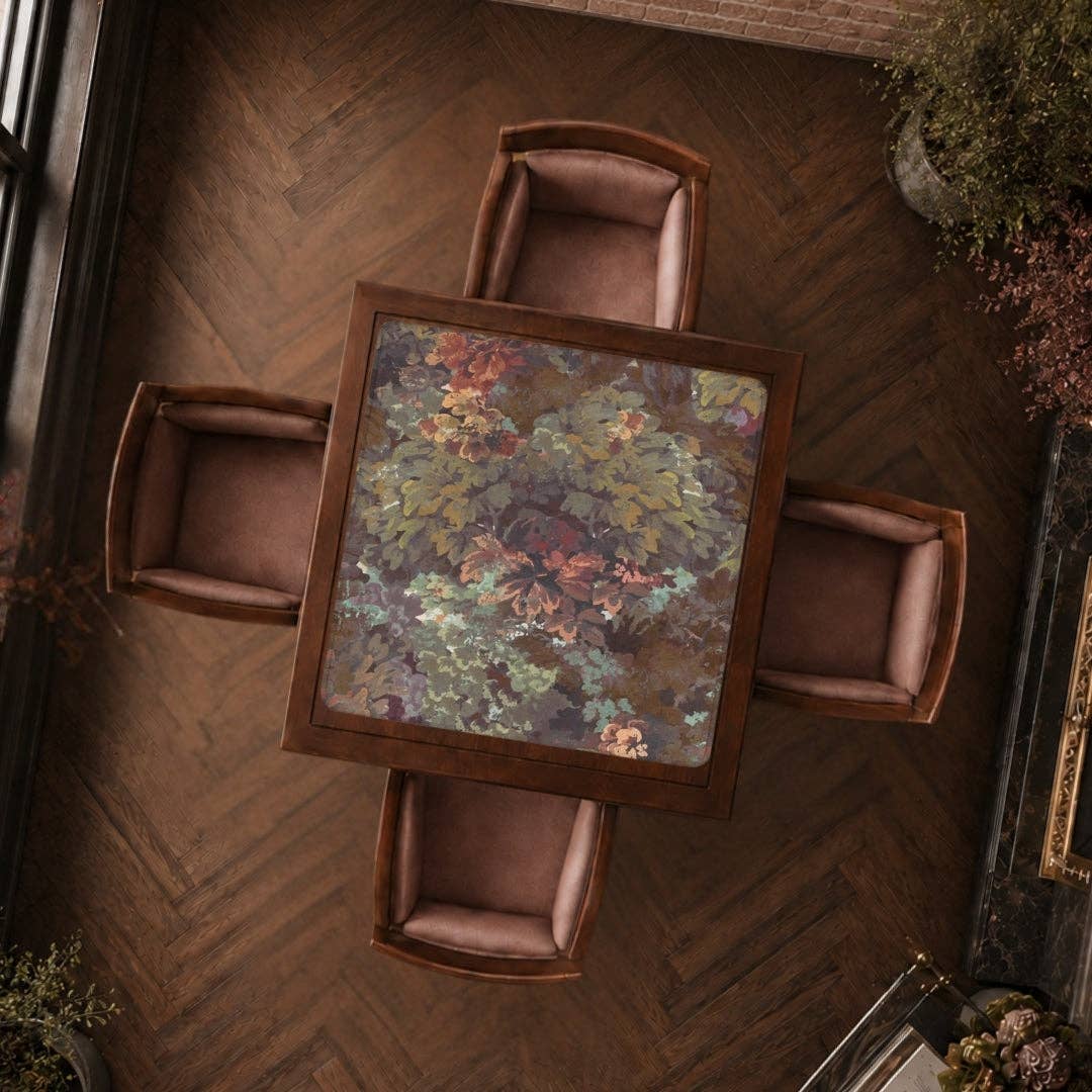 Anders Ruff Design Co. Brownstone Bloom Mahjong Mat (Ships 11/23)