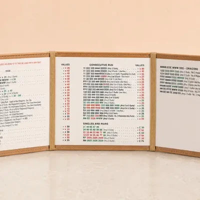 Tala- Vista Folio — Mahjong Card Holder Sea