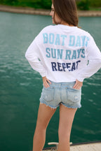 Shiraleah - "Boat Days, Sunrays, Repeat" Relaxed Sweatshirt