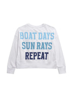 Shiraleah - "Boat Days, Sunrays, Repeat" Relaxed Sweatshirt