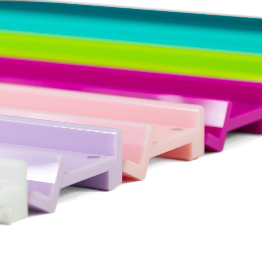 My Fair Mahjong - Premium Acrylic | 4 Racks + 4 Pushers - Solid Macaron Purple