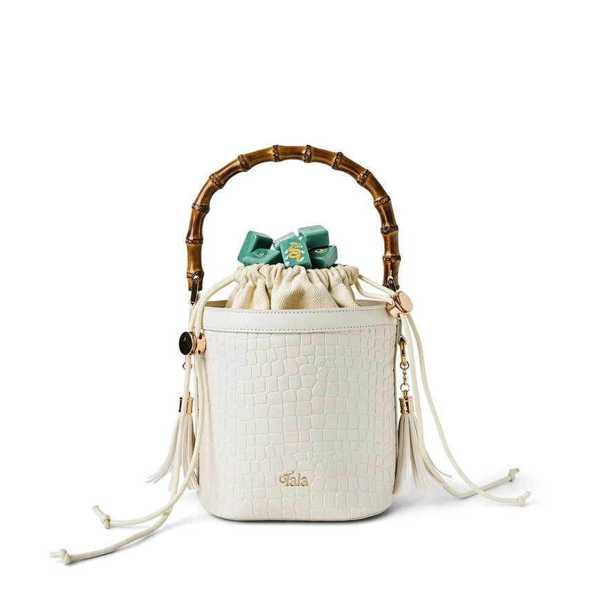 Tala - Moonlight Tile Bag - Silver Grasscloth Grain SHIPS 11/15/2025