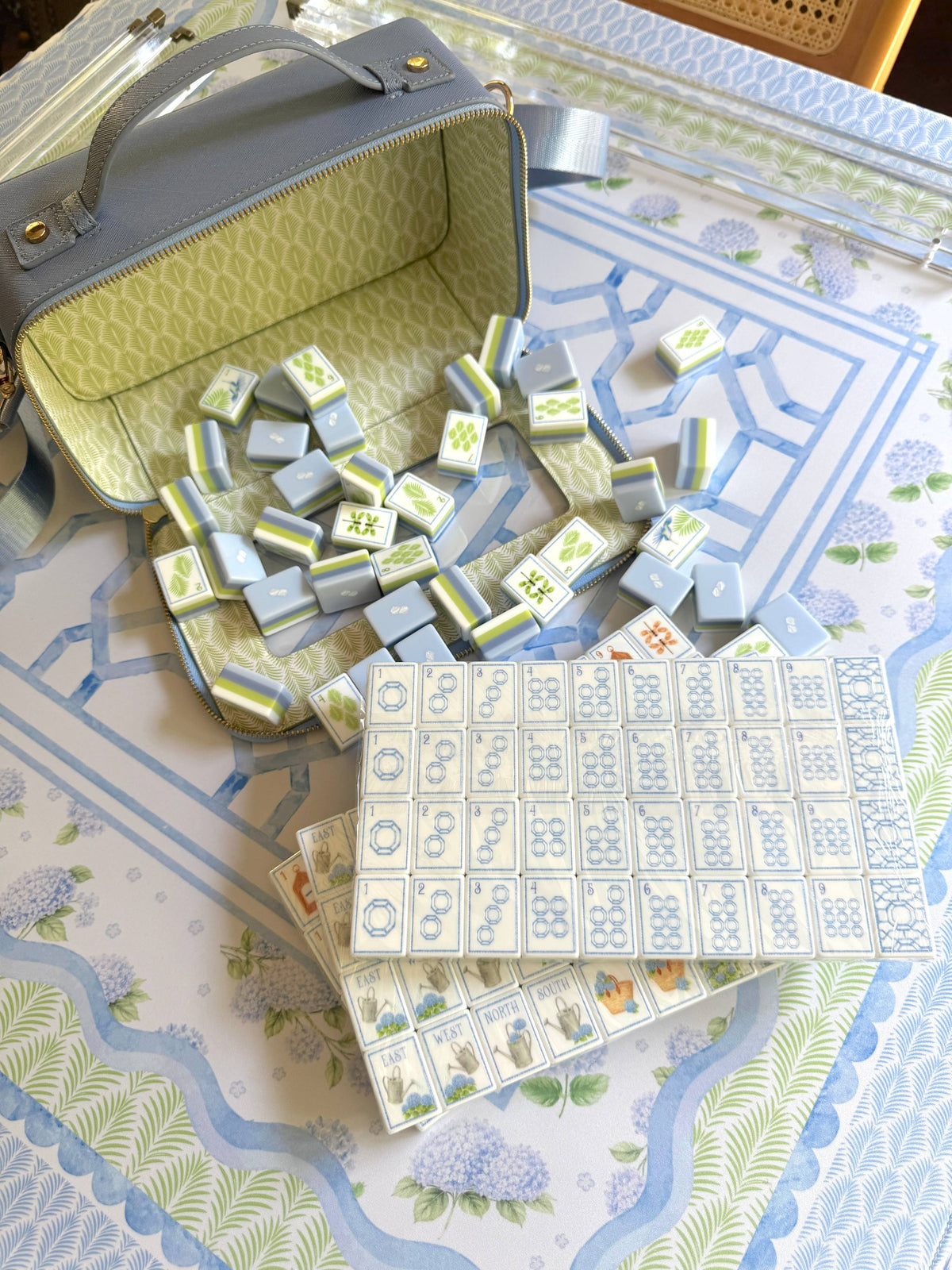House of Hydrangea Mahjong Tile Set Preorder Ships Jan 9-12