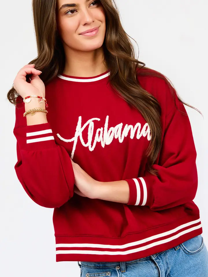 Mary Square Millie Sweatshirt | Alabama Script