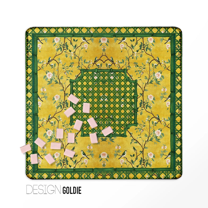 Goldie 31.5" with mat bag, Mahjong Mats Premium 3mm Neoprene