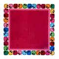 margo.rebecca - Dark Pink Smiley Faces mat