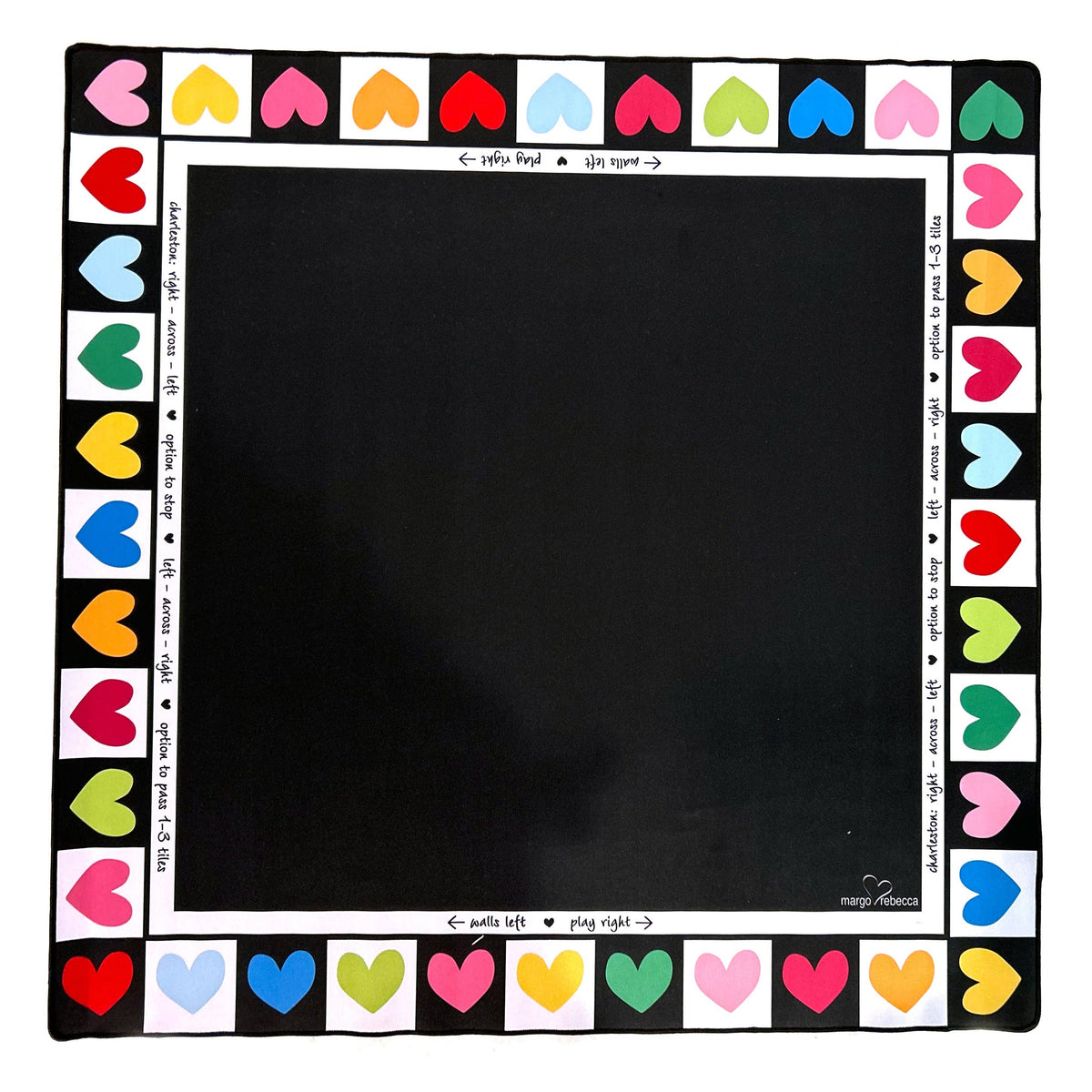 margo.rebecca - Black Hearts mat