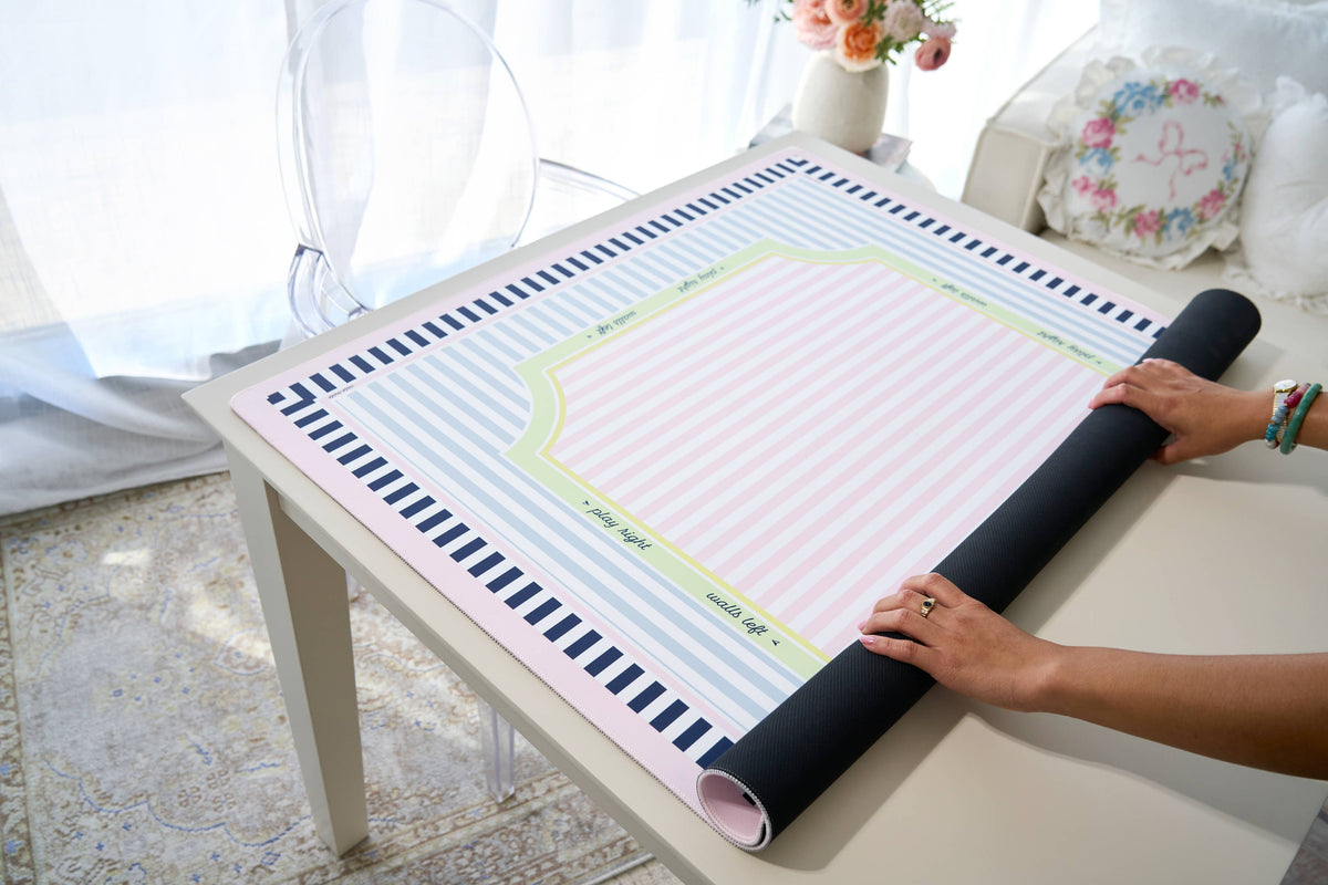 Case-Mate Cabana Stripe Mahjong Mat with Storage Tube (Ships 11/16-11/20)
