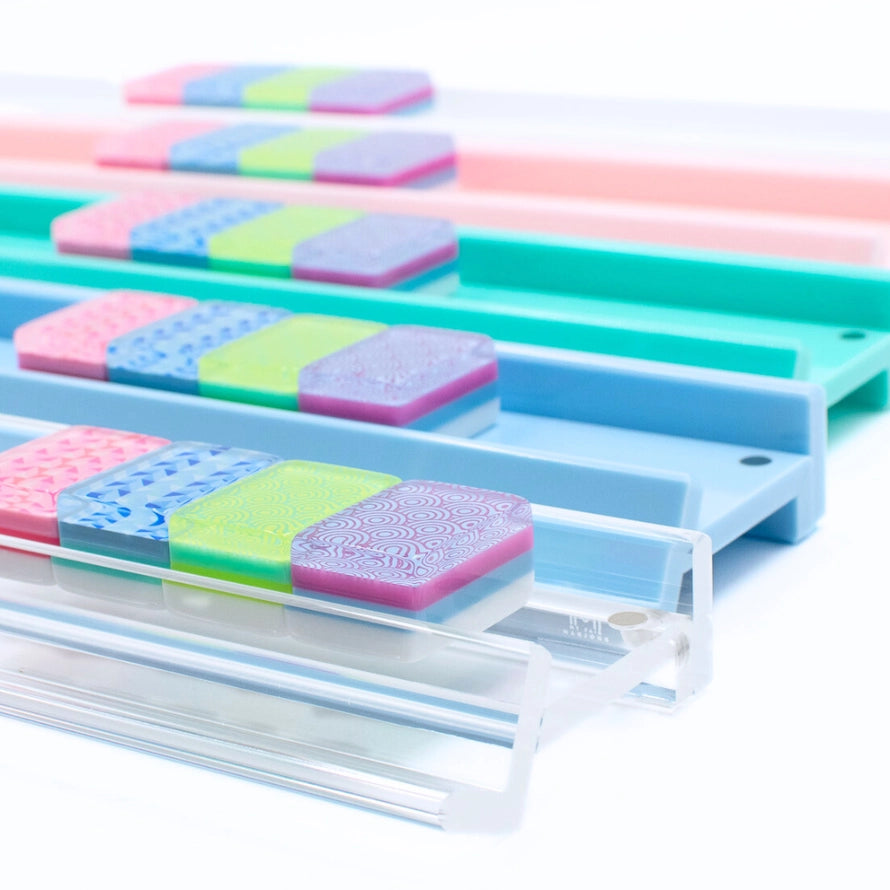 My Fair Mahjong - Premium Acrylic | 4 Racks + 4 Pushers - Clear