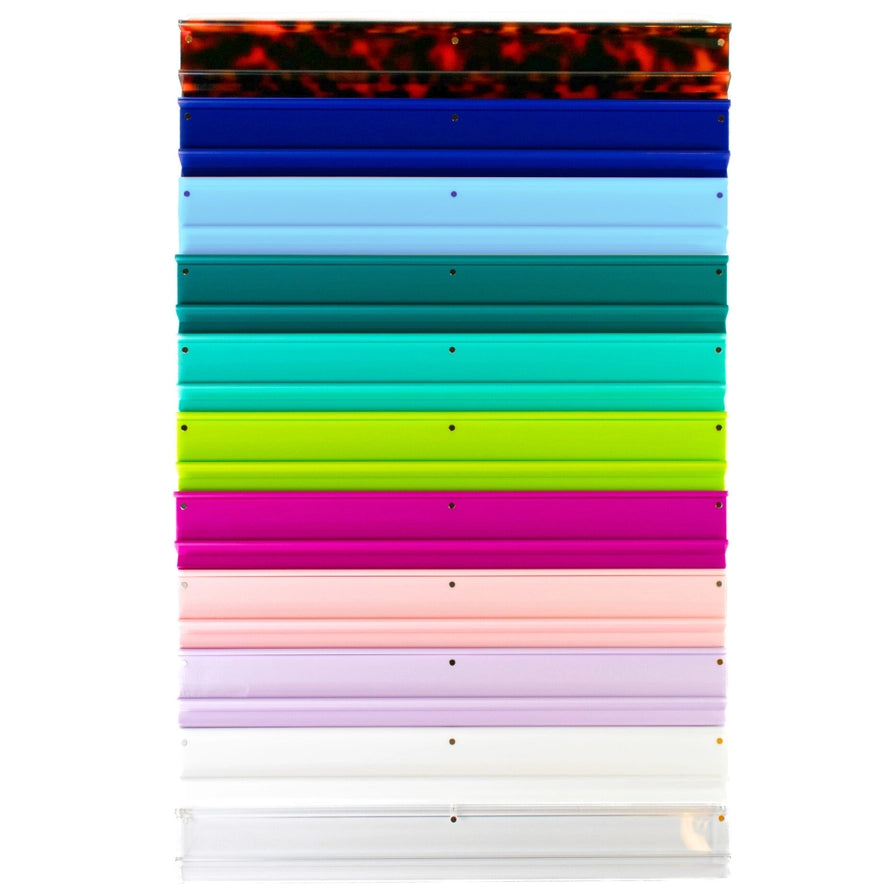 My Fair Mahjong - Premium Acrylic | 4 Racks + 4 Pushers - Solid Macaron Purple
