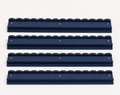 Harbor Blue 20" Wooden Mahjong Racks with Magnetic Pushers