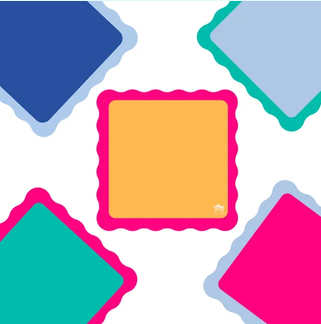 My Fair Mahjong MINI MAHJONG MAT | Color Wave | 21" x 21"
