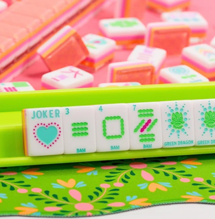 My Fair Mahjong CRYSTAL CONFETTI | Sorbet Pink | Mahjong with a Sprinkle of Color and Joy