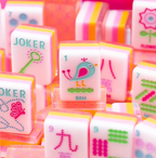 My Fair Mahjong CRYSTAL CONFETTI | Sorbet Pink | Mahjong with a Sprinkle of Color and Joy