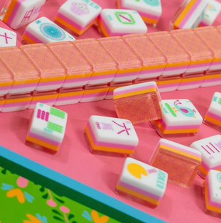 My Fair Mahjong CRYSTAL CONFETTI | Sorbet Pink | Mahjong with a Sprinkle of Color and Joy