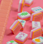 My Fair Mahjong CRYSTAL CONFETTI | Sorbet Pink | Mahjong with a Sprinkle of Color and Joy