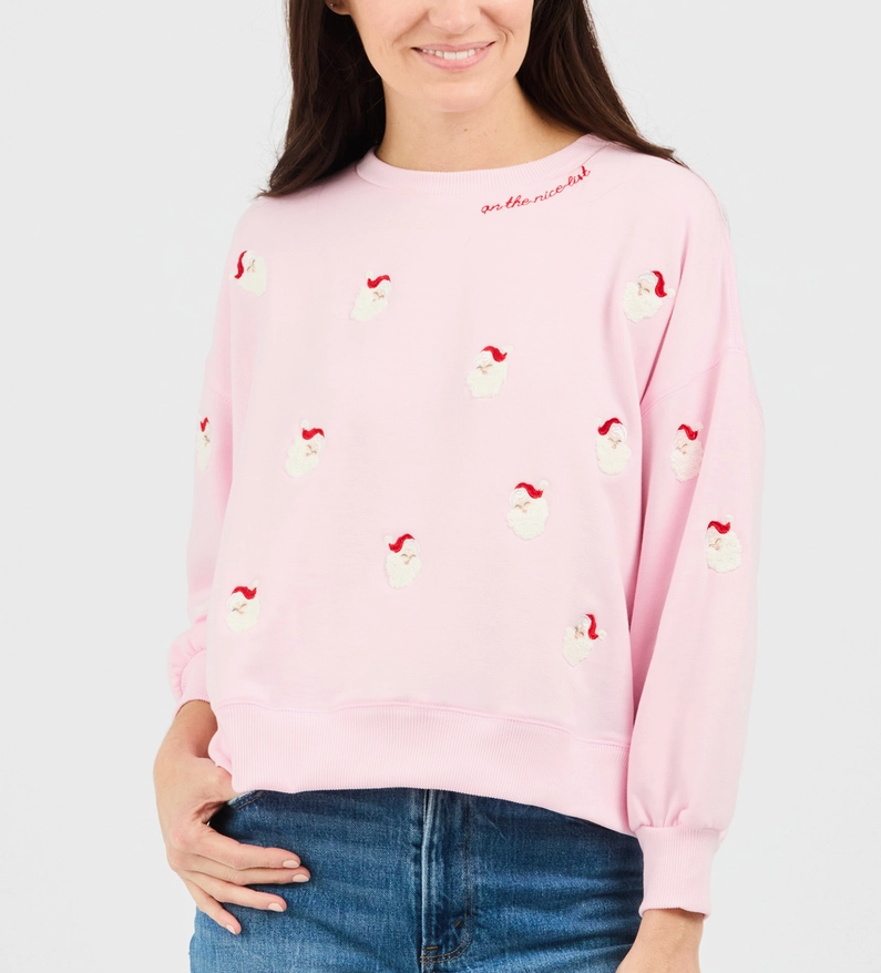 Mary Square Sweatshirt Millie Small Santas