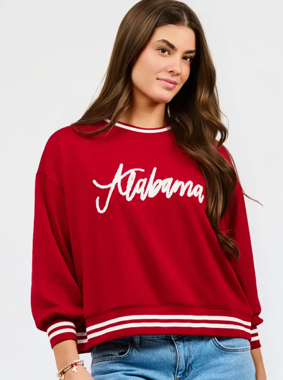 Mary Square Millie Sweatshirt | Alabama Script