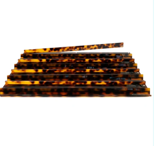 My Fair Mahjong - Premium Acrylic | 4 Racks + 4 Pushers - Tortoiseshell