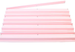 My Fair Mahjong - Premium Acrylic | 4 Racks + 4 Pushers - Solid Macaron Pink