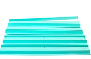 My Fair Mahjong - Premium Acrylic | 4 Racks + 4 Pushers - Solid Macaron Green
