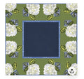 EPFaughn Design White/Green Mahjong Mat