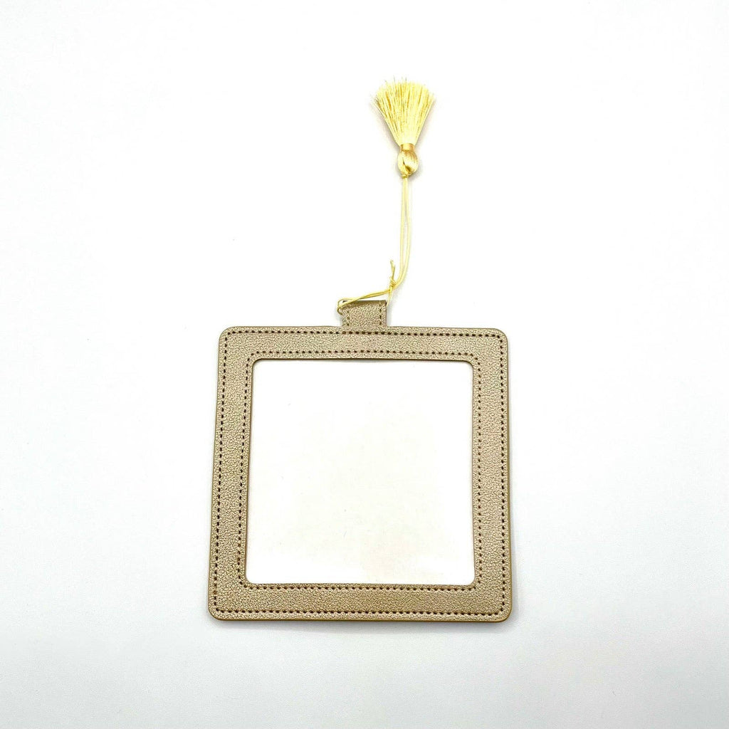 Vegan Leather 4x4 Ornaments