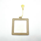 Vegan Leather 4x4 Ornaments
