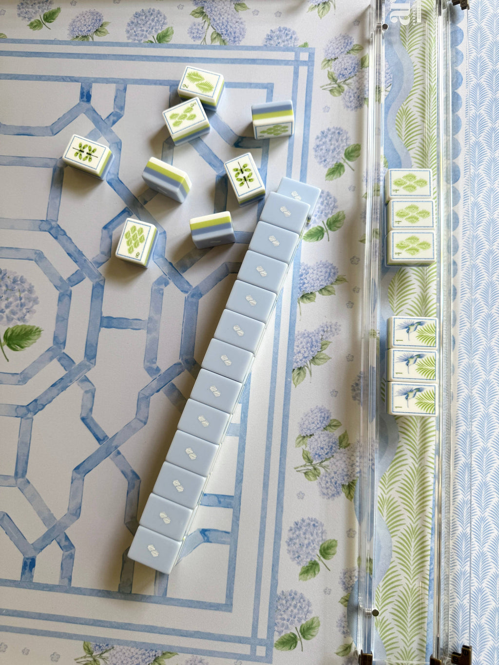 House of Hydrangea Mahjong Tile Set Preorder Ships Jan 9-12
