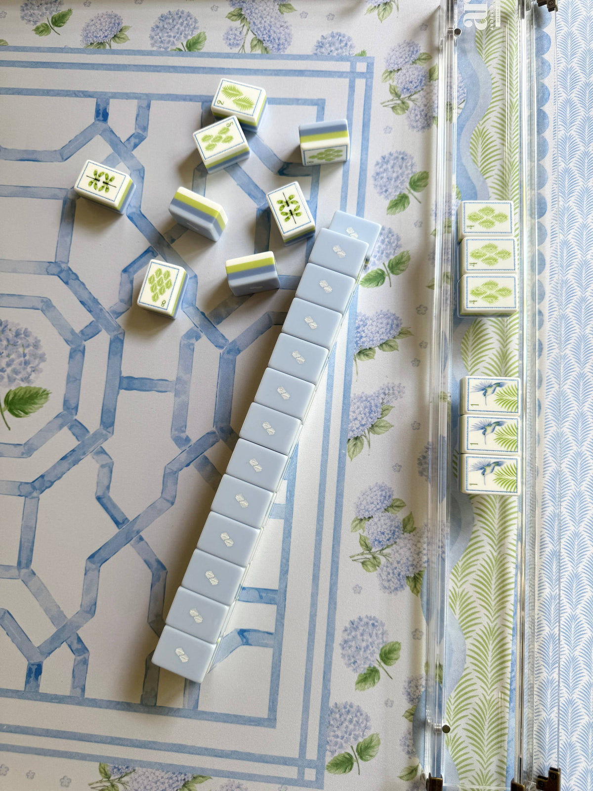 House of Hydrangea Mahjong Tile Set Preorder Ships Jan 9-12