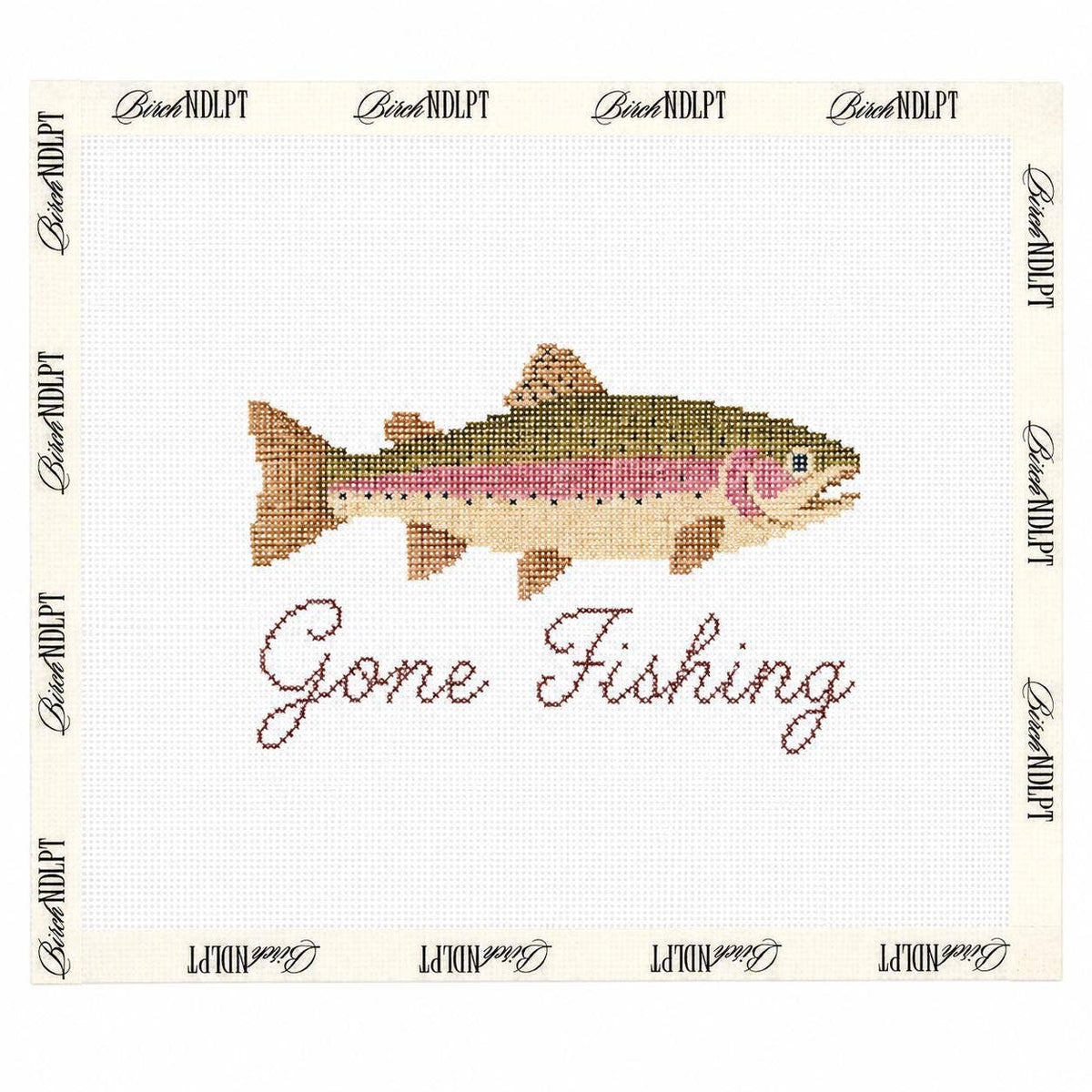 Gone Fishing Trout Fish 18 Mesh