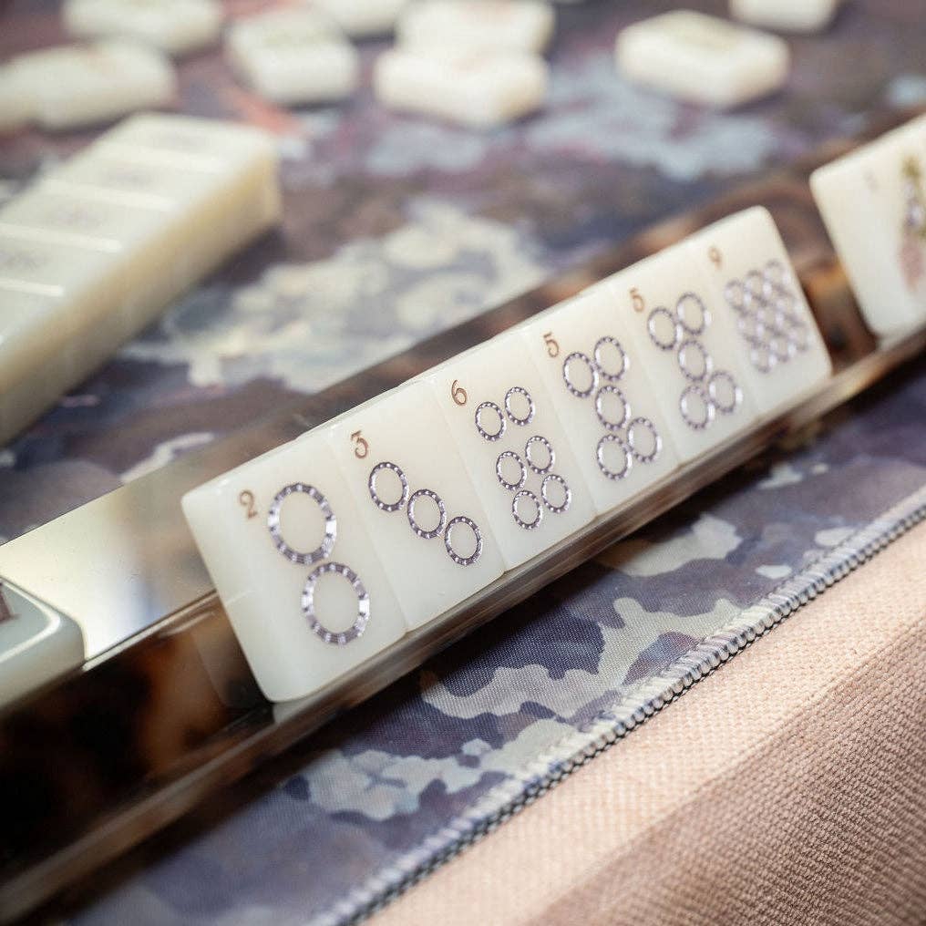 Anders Ruff Design Co. Brownstone Bloom Mahjong Tile Set Preoder Ships Dec 21-25