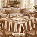 Box Pleated Mahjong Square 55" x 55" Table Skirts (Tablecloth)