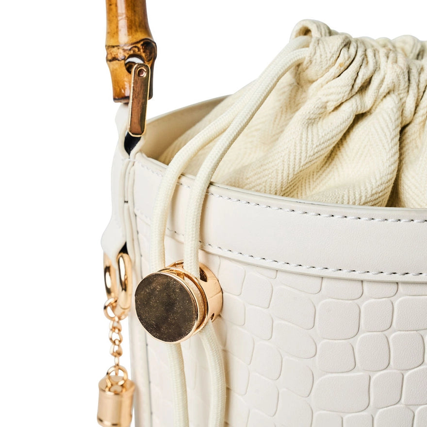 Tala - Moonlight Tile Bag - Silver Grasscloth Grain SHIPS 11/15/2025