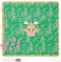Travel Mahjong Mat CoCo 20" Non Neoprene