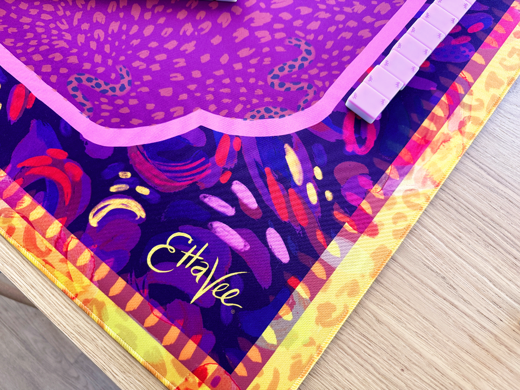 LIMITED EDITION EttaVee "Leo Lady" Double-Sided Mahjong Mat PREORDER