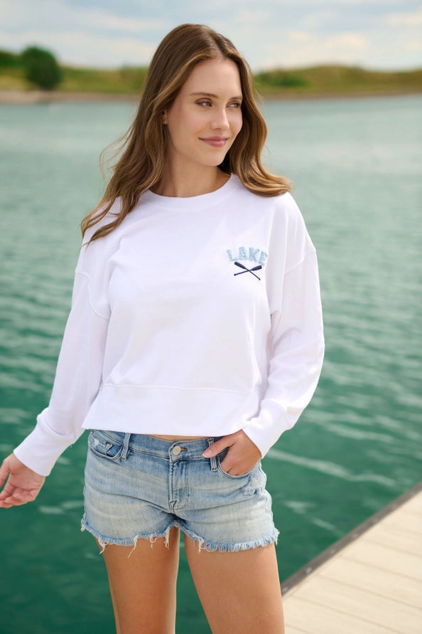 Shiraleah - "Boat Days, Sunrays, Repeat" Relaxed Sweatshirt