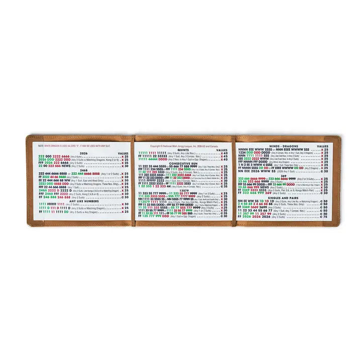 Tala- Vista Folio — Mahjong Card Holder Mocha Ships Nov 15