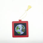 Vegan Leather 4x4 Ornaments