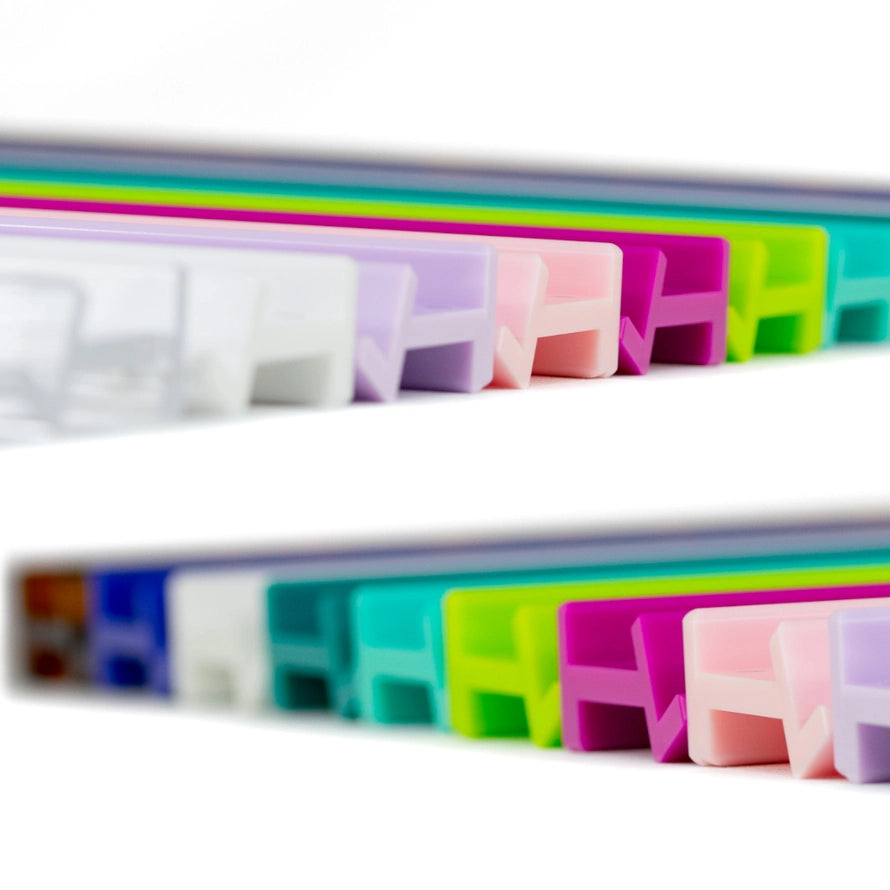 My Fair Mahjong - Premium Acrylic | 4 Racks + 4 Pushers - Solid Magenta